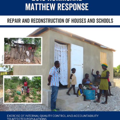 Respuesta al huracán Matthew 2016