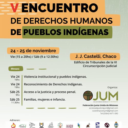 V Encuentro de Derechos Humanos de los Pueblos Indígenas