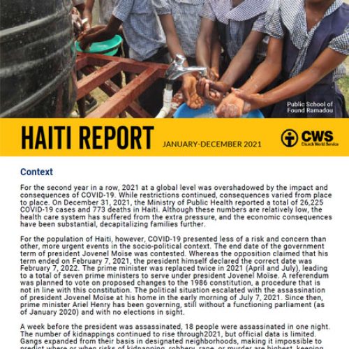 Reporte Haití, 2021